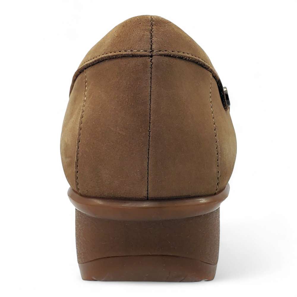 Montmartre Wedge Loafer - Toffee Nubuck