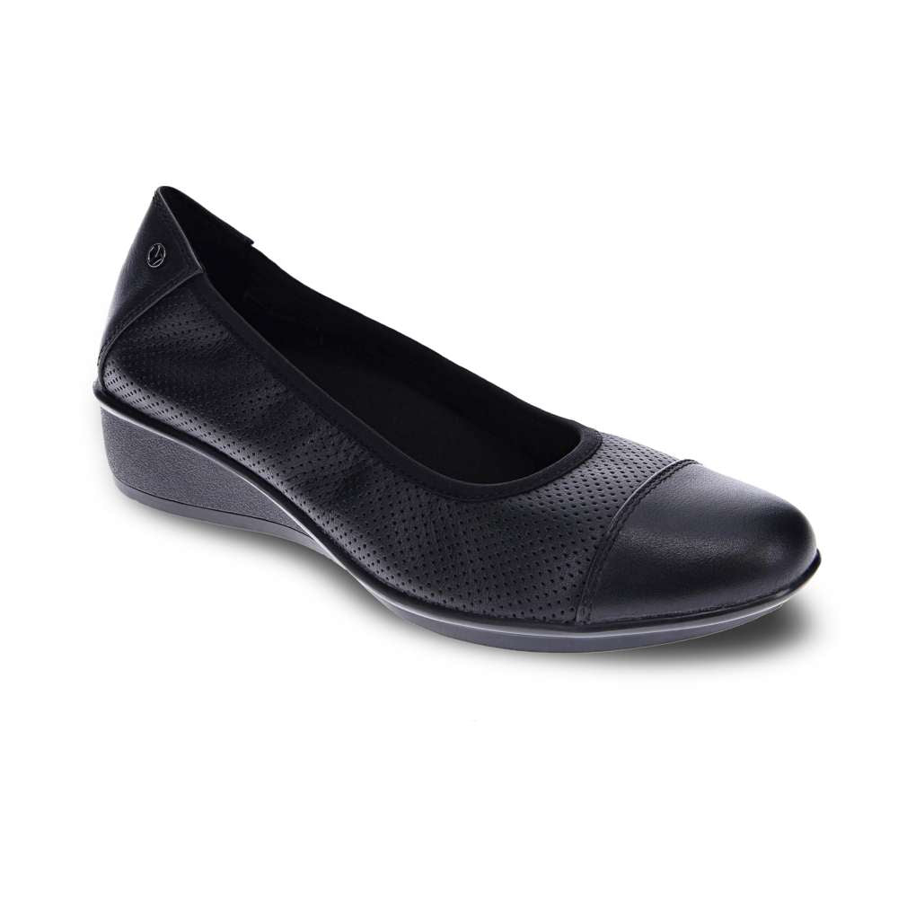 Verona Ballet Wedge - Black