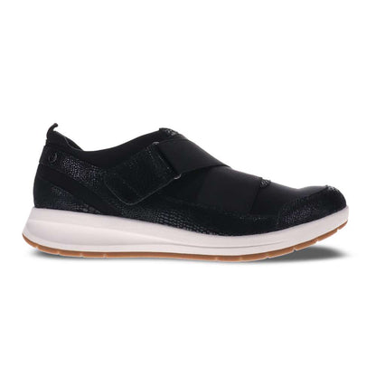 Virginia Adjustable Sneaker - Black Lizard
