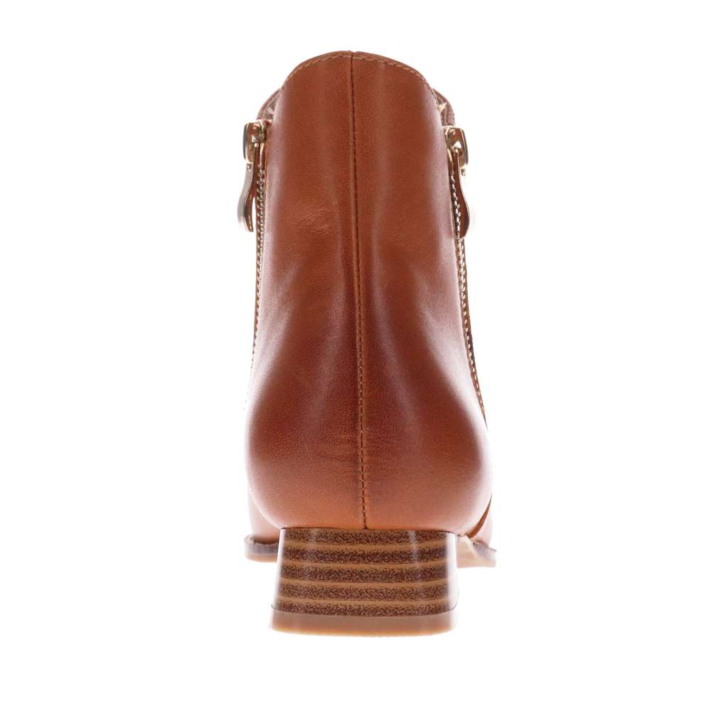 Felicity Ankle Boot - Dark Tan