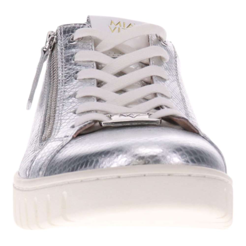Luna Casual Sneaker - Silver Snake