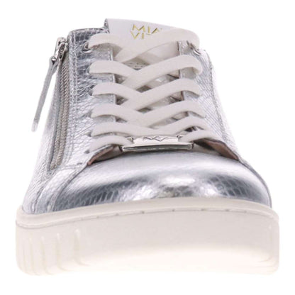 Luna Casual Sneaker - Silver Snake