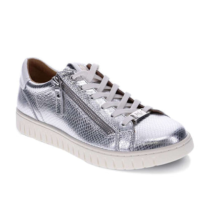 Luna Casual Sneaker - Silver Snake