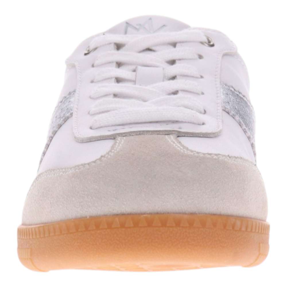 Ramona II Casual Lace-Up Sneaker - White/Silver