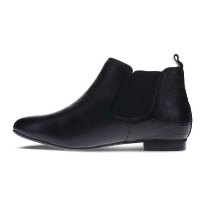 Sally Chelsea Boot - Black Croc