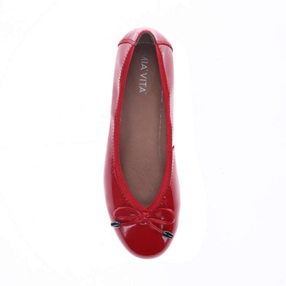 Sophie Flat - Red Patent