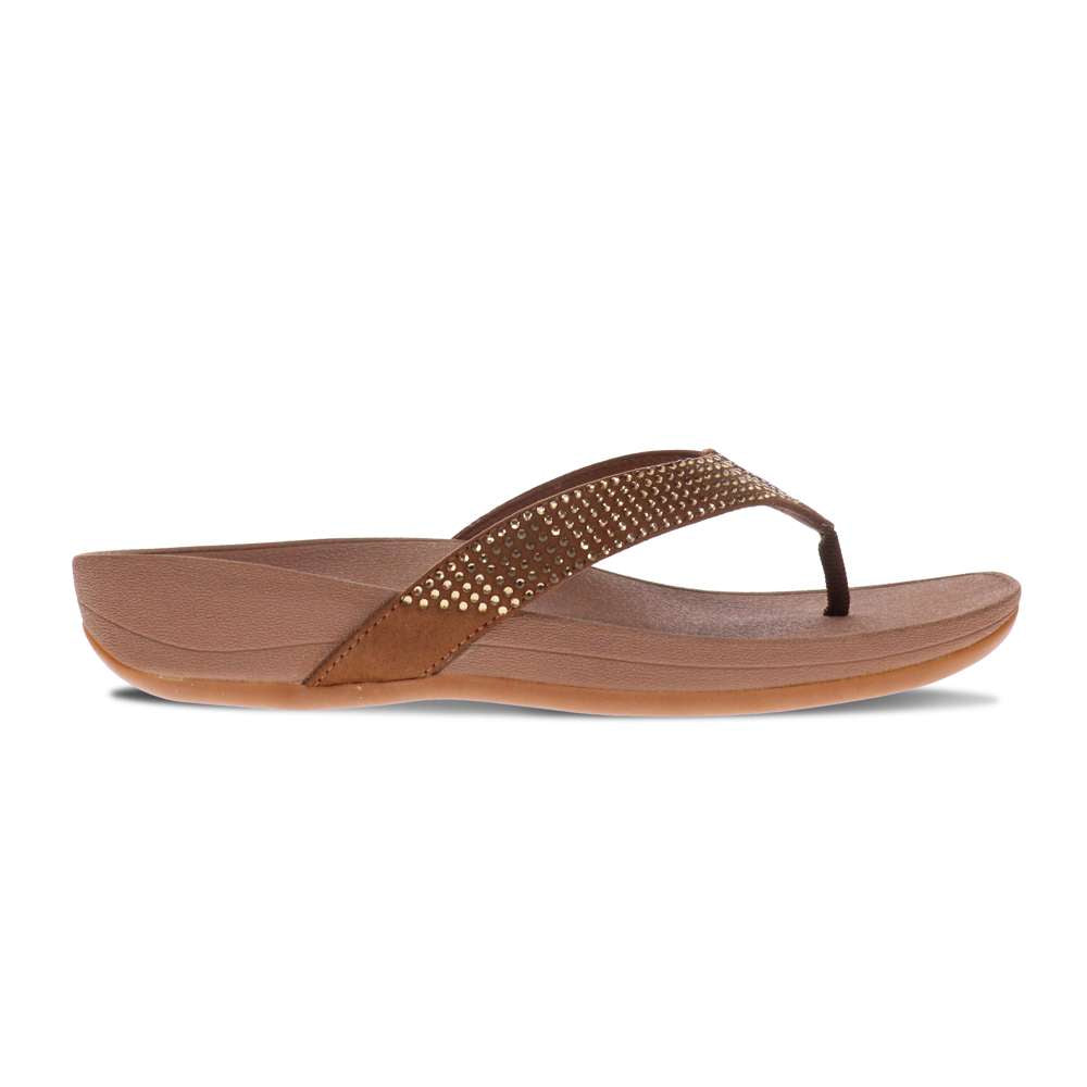 Allora Toe Post Sandal - Bronze