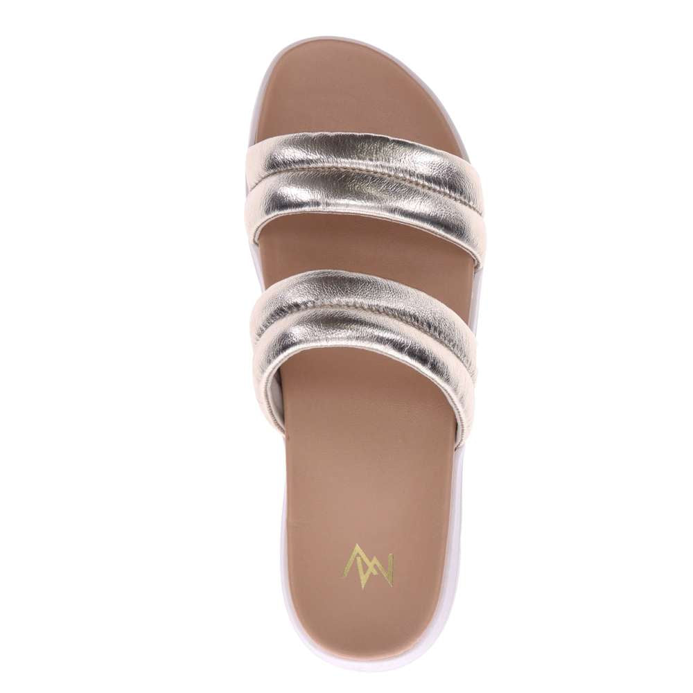 Bonny Slide Sandal - Champagne