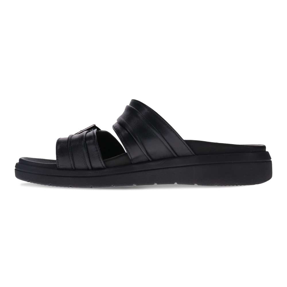 Bowie Slide Sandal - Black/Black