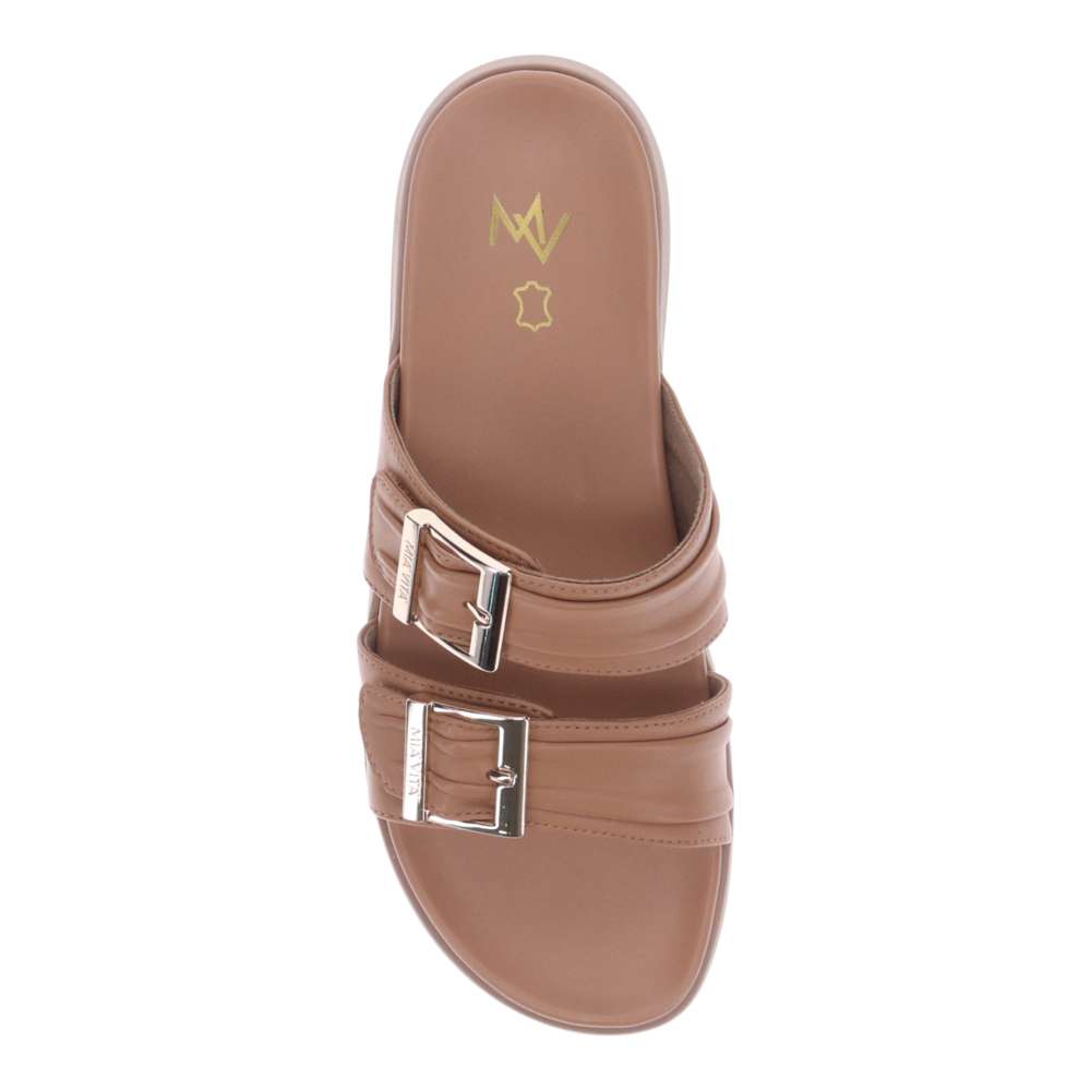 Bowie Slide Sandal - Fawn