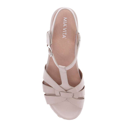 Diva Wedge Sandal - Beige