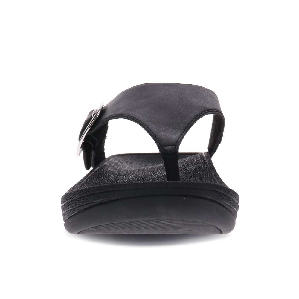 Faith Toe Post Sandal - Black
