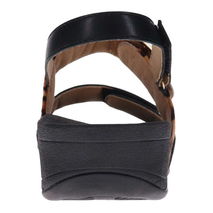 Florini Platform Sandal - Black Leopard