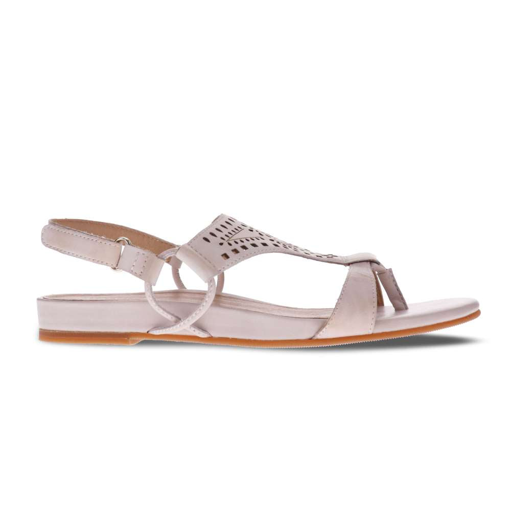 Maggie Flat Sandal - Stone