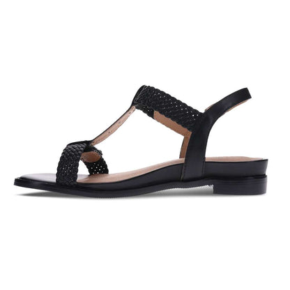 Olympia Adjustable Sandal - Black