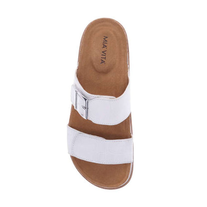 Simone Slide Sandal - White