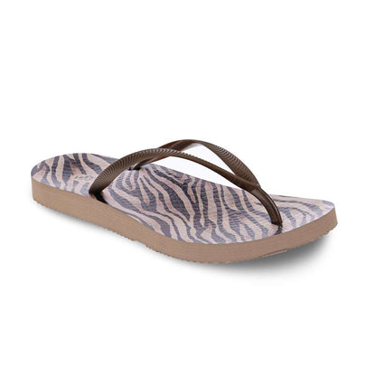 Venice Print Women's Toe Post Sandal - Tiger