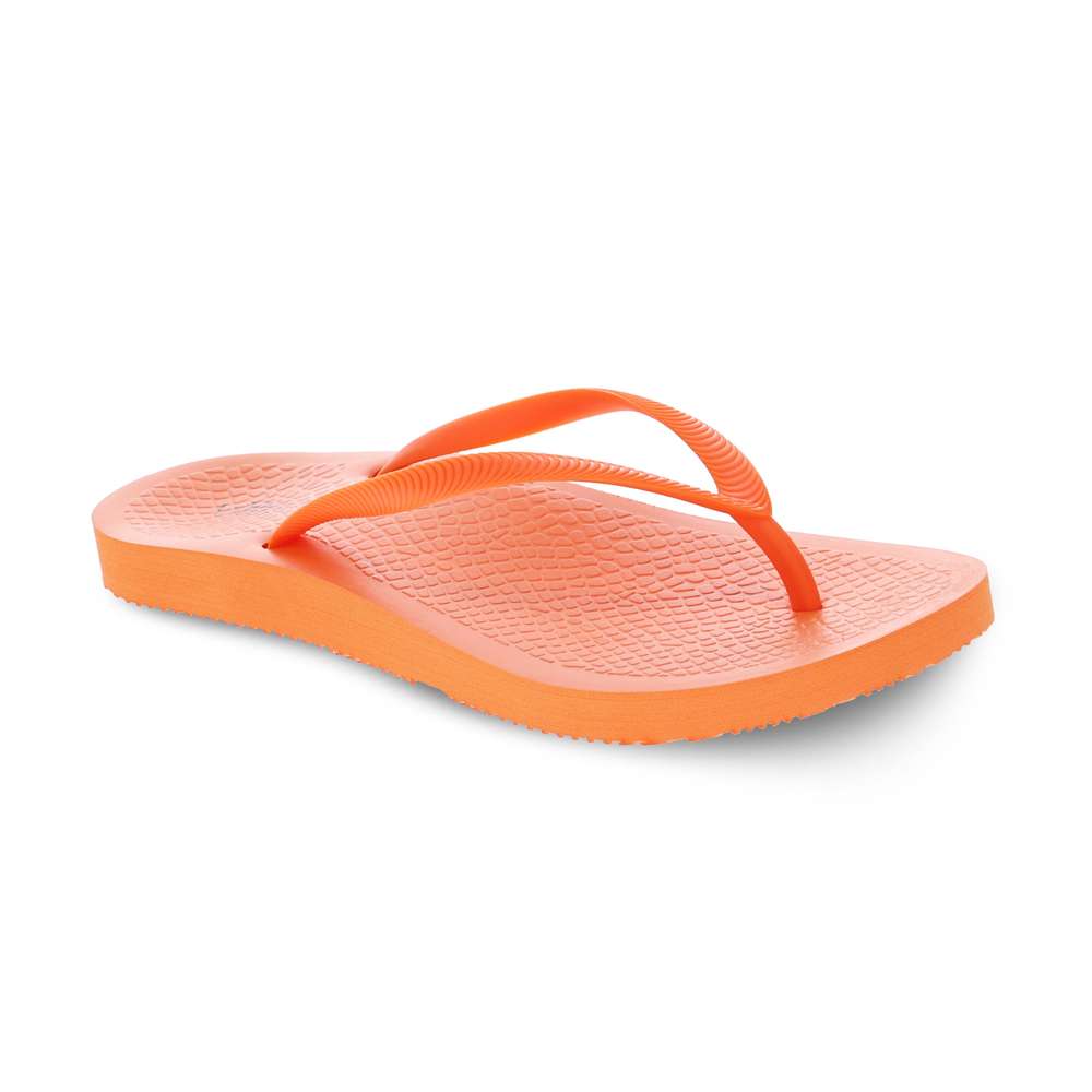 Venice Solid Women's Toe Post Sandal - Tangerine