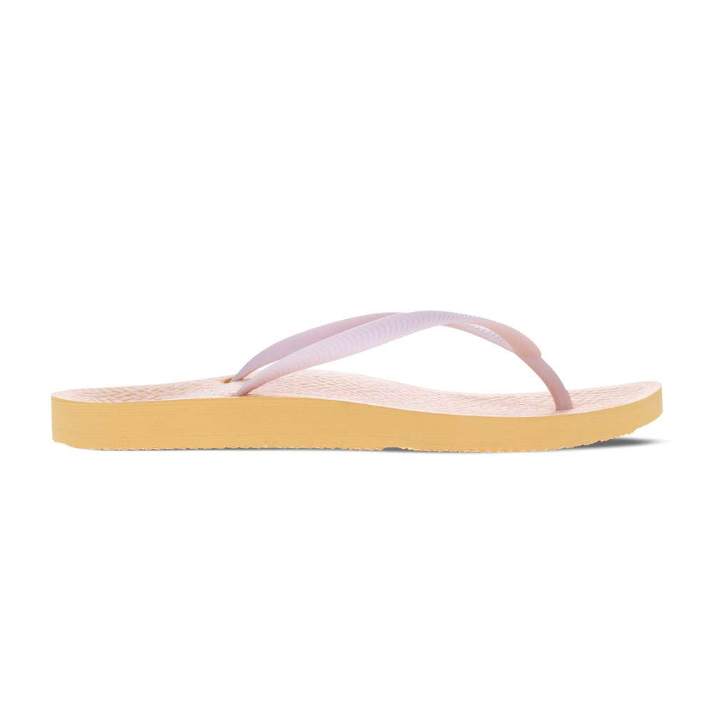 Venice Print Women's Toe Post Sandal - Yellow Maze