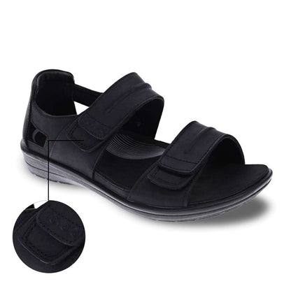 Cairns Heel Counter Sandal - Oiled Black