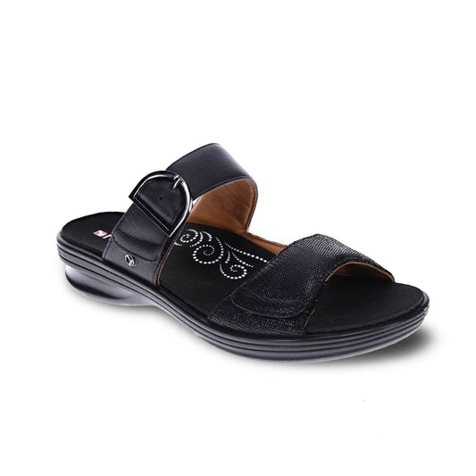 Calais Slide - Black Lizard