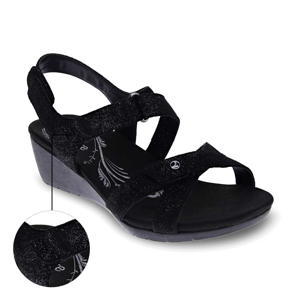 Casablanca Wedge - Midnight