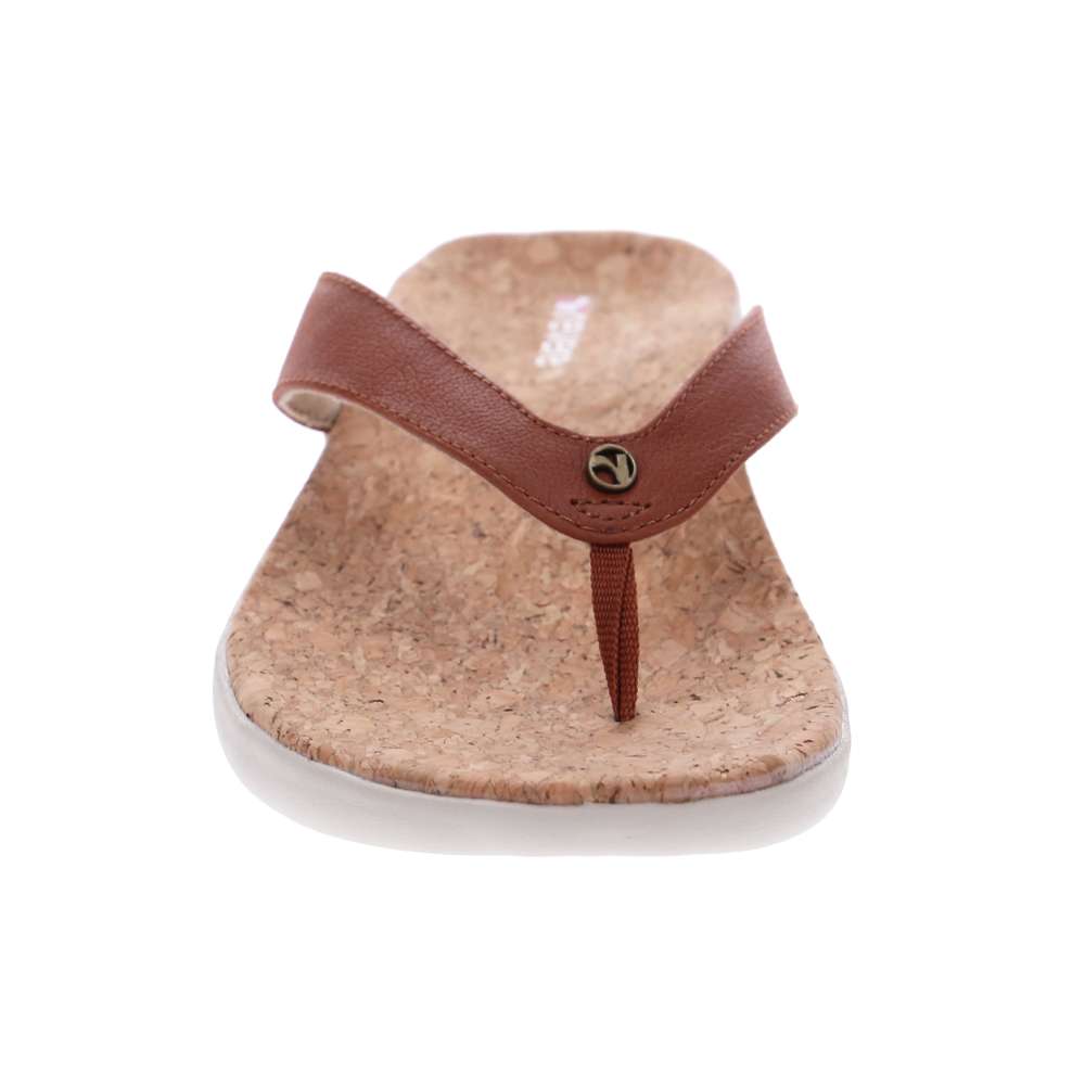 Newport Toe Post Sandal - Cognac