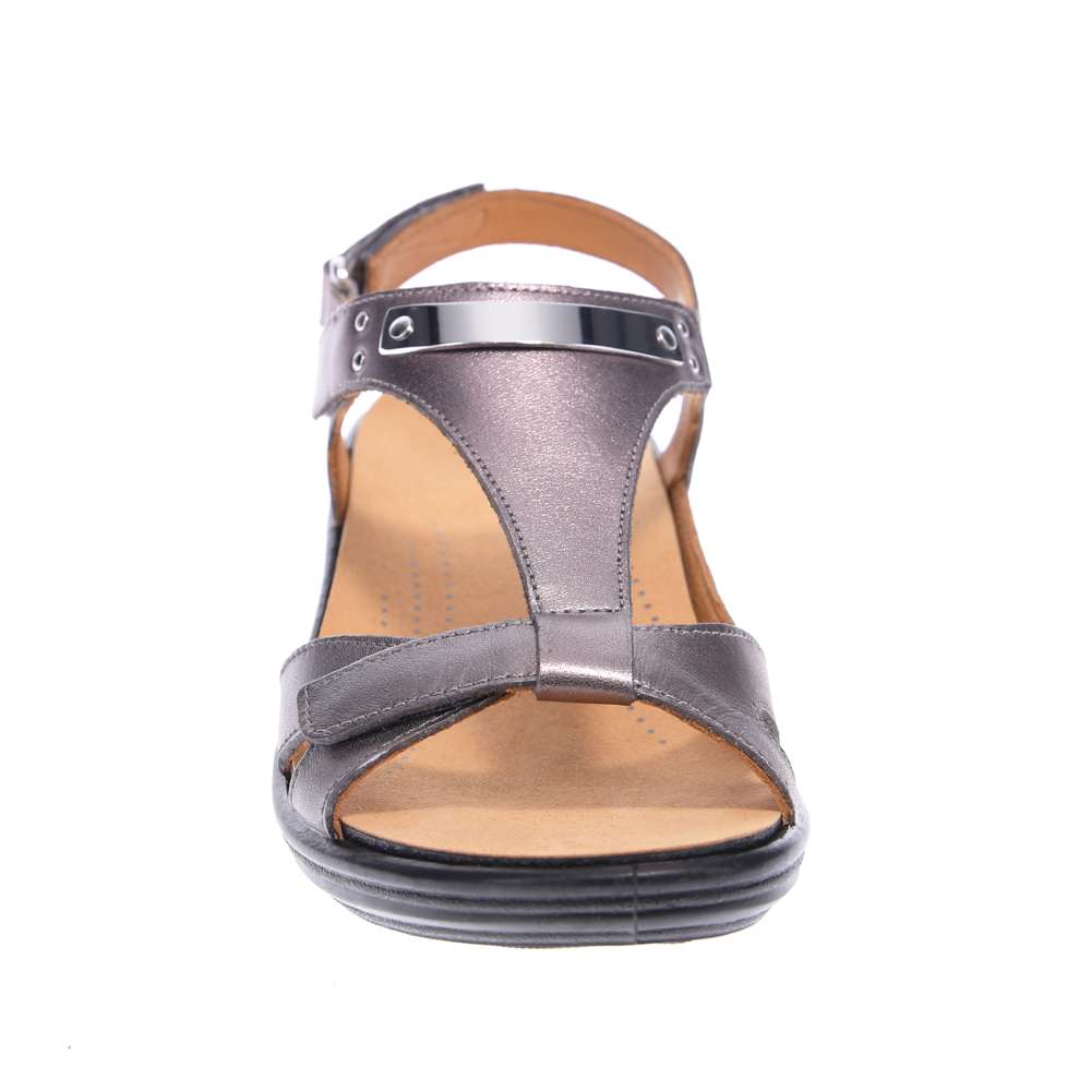 Santa Monica Sandal - Gunmetal