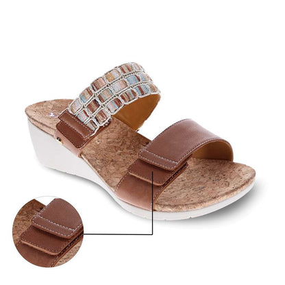Sorrento Wedge - Cognac