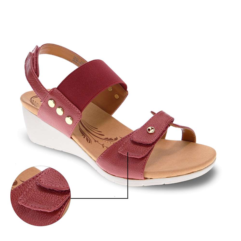 Tahiti Wedge - Ruby Metallic