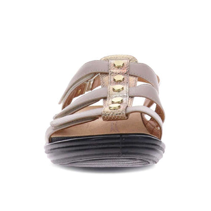 Toledo Backstrap Sandal - Mixed Metallic