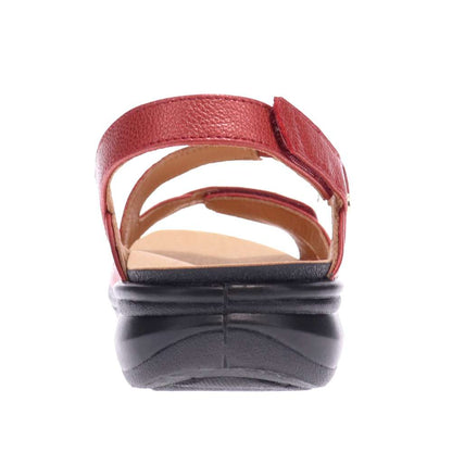Zanzibar Adjustable Sandal - Ruby Metallic