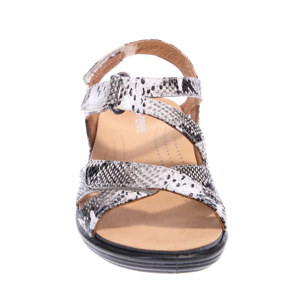 Zanzibar Adjustable Sandal - Natural Snake