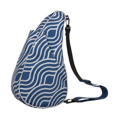 Reversible Print Backpack Small - Blue Wave