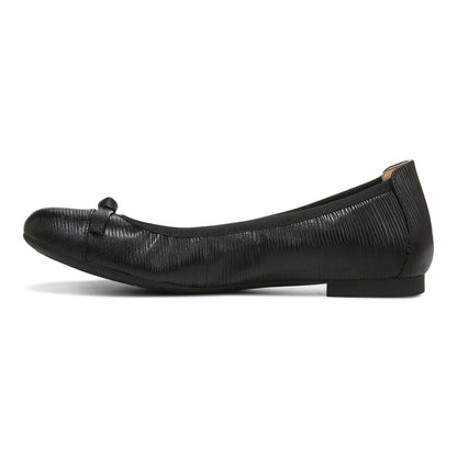 Amorie Ballet Flat - Black Wavy