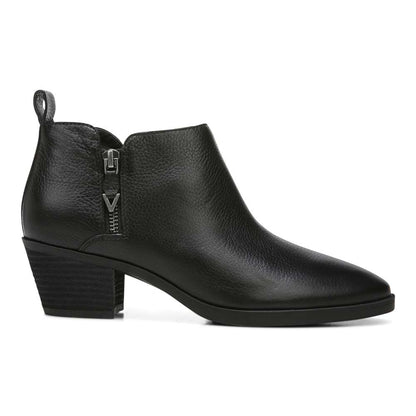 Cecily Ankle Boot - Black Leather