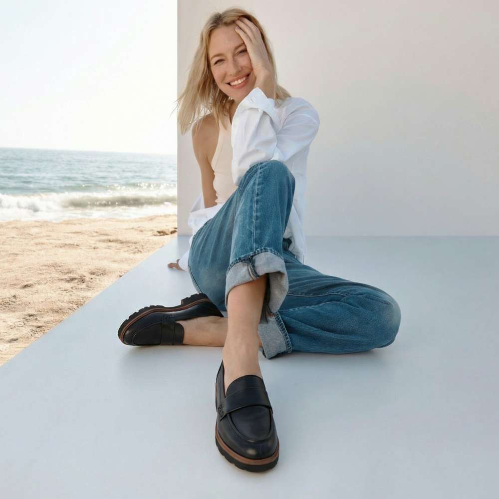 Cleo Casual Loafer - Black