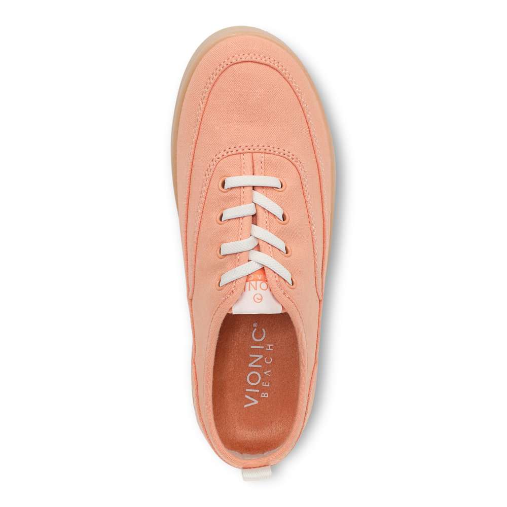 Cyan Casual Slip-On Sneaker - Shell Coral