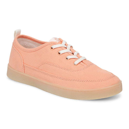 Cyan Casual Slip-On Sneaker - Shell Coral