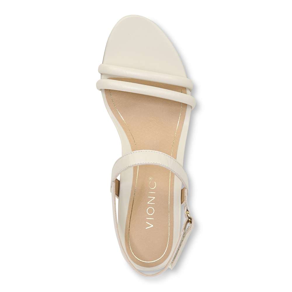 Emmy Wedge Sandal - Cream