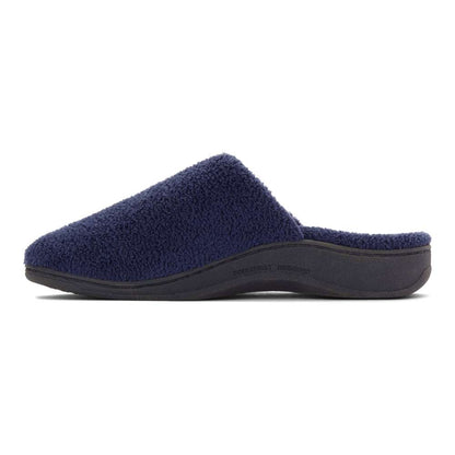 Gemma Mule Slippers - Navy