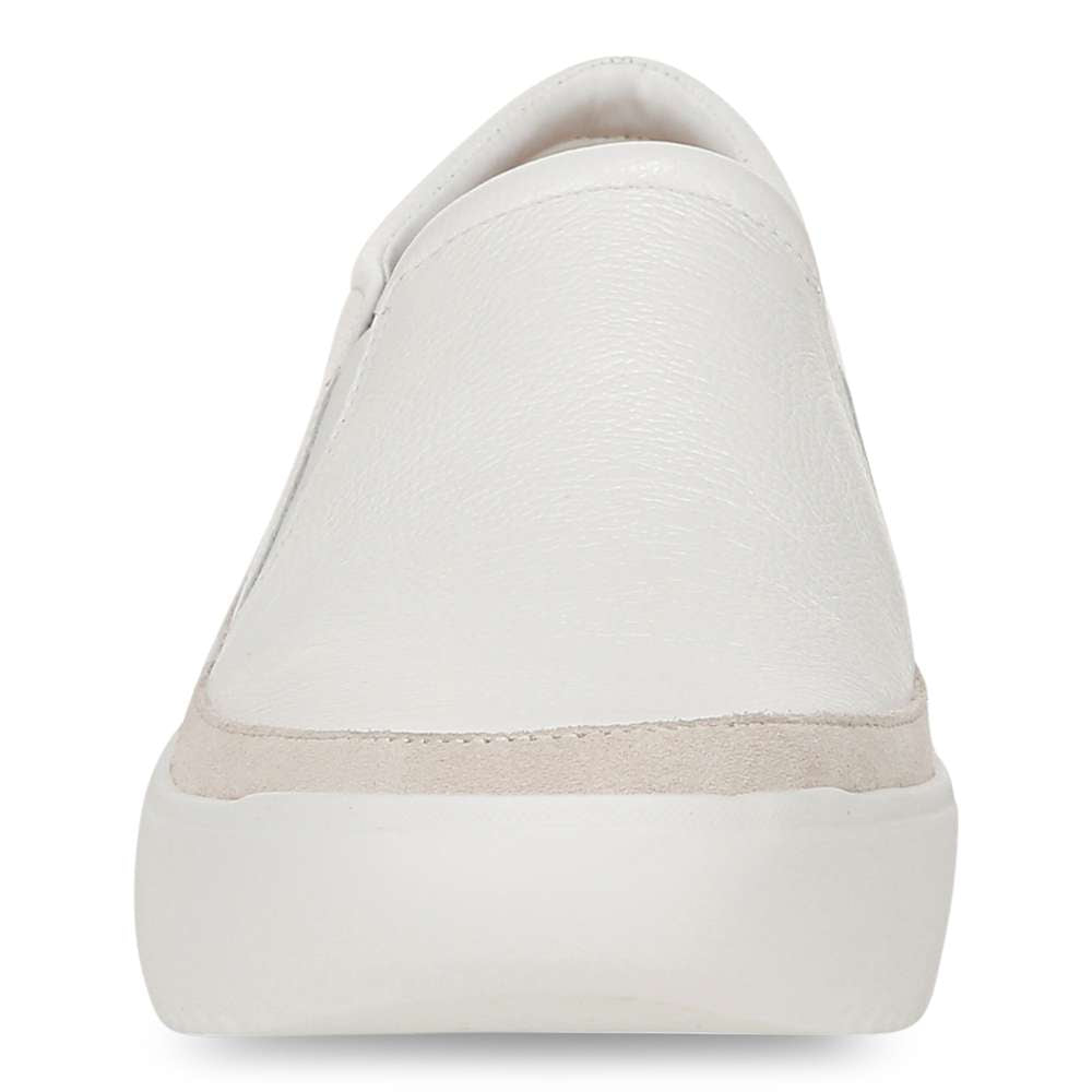 Kearny Platform Slip-On Sneaker - White Leather