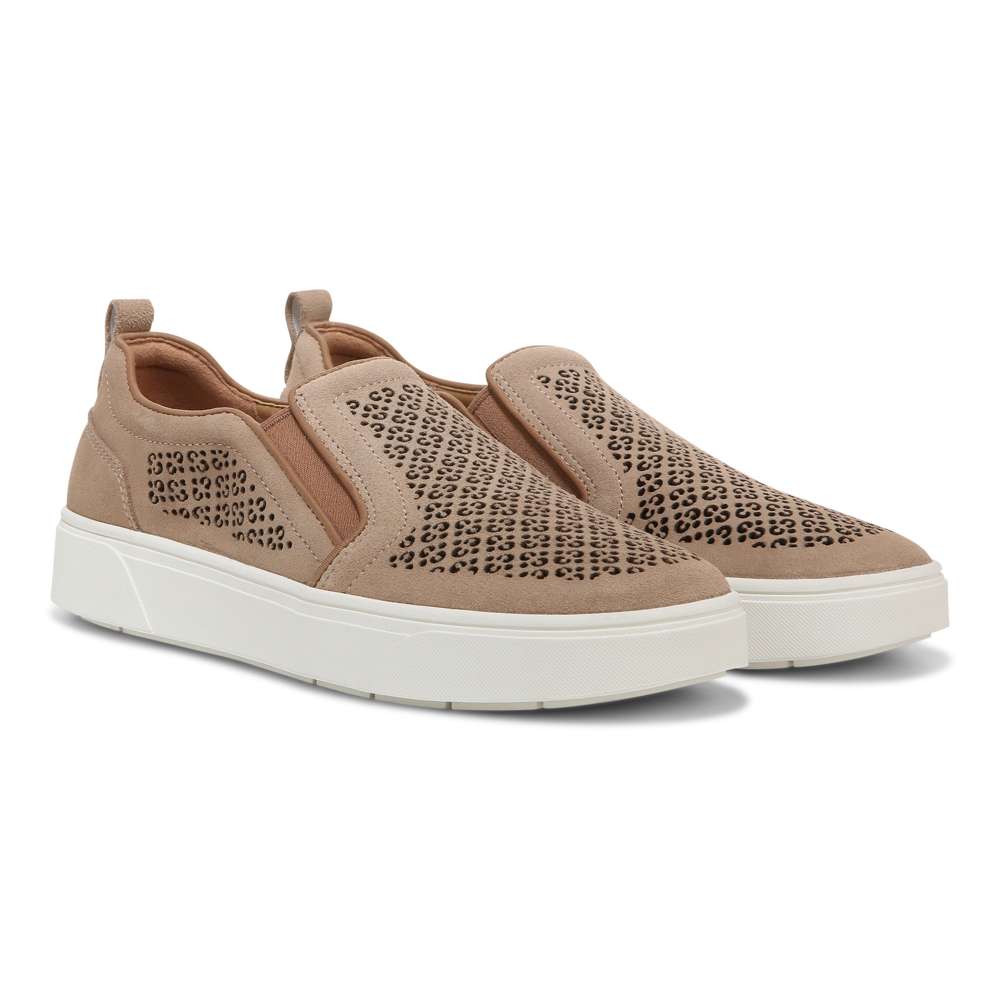 Kimmie Perf Slip-On Sneaker - Wheat