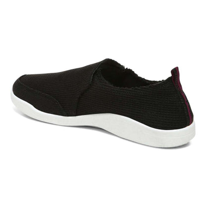 Malibu Slip-On Sneaker - Black Waffle Knit