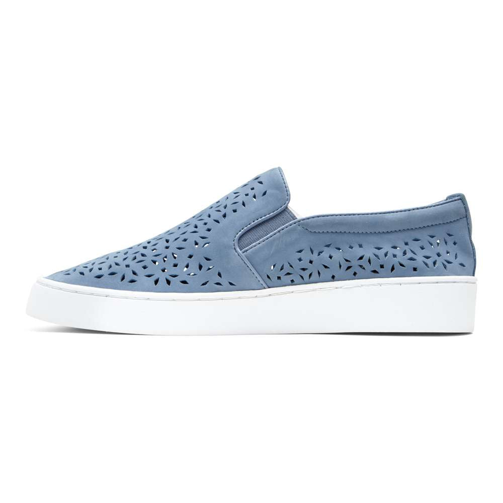 Midi Perf Slip-On Sneaker - Light Blue