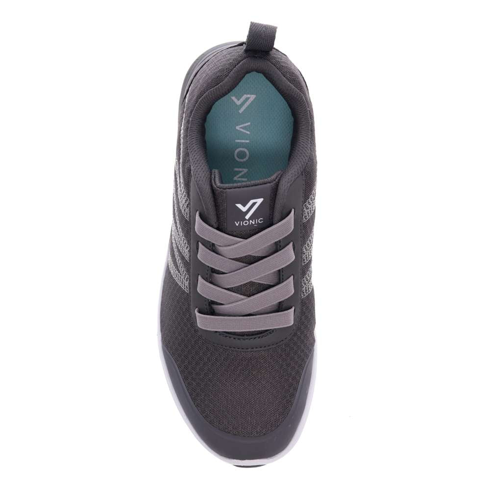Shay Elastic Lace Sneaker - Grey