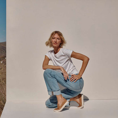 Uptown Loafer - Camel Leather