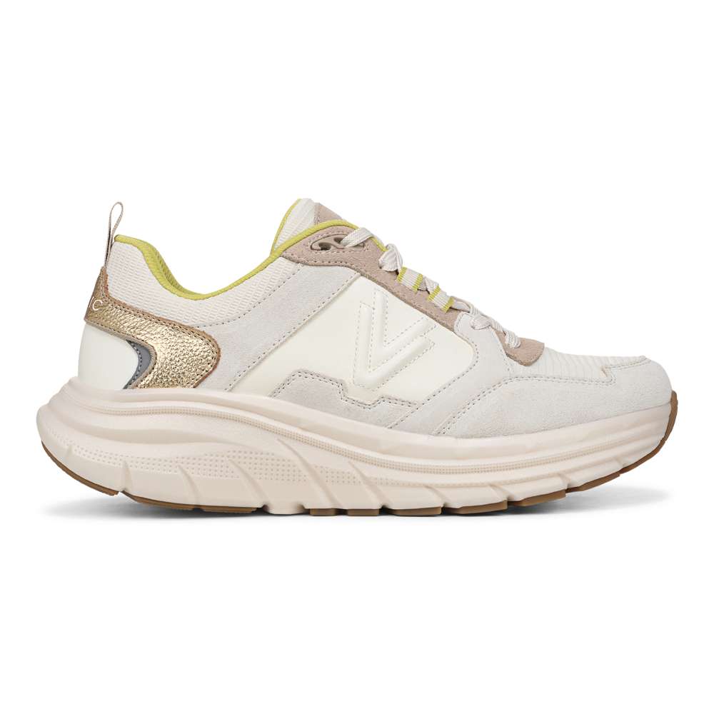 Walk Max Skyline Mesh Sneaker - Ivory Gold