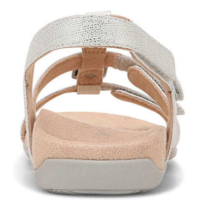 Amber Adjustable Sandal - Silver Metallic