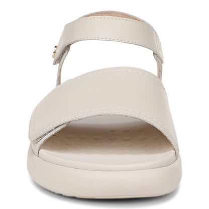 Awaken Recovery Sandal - Cream Leather